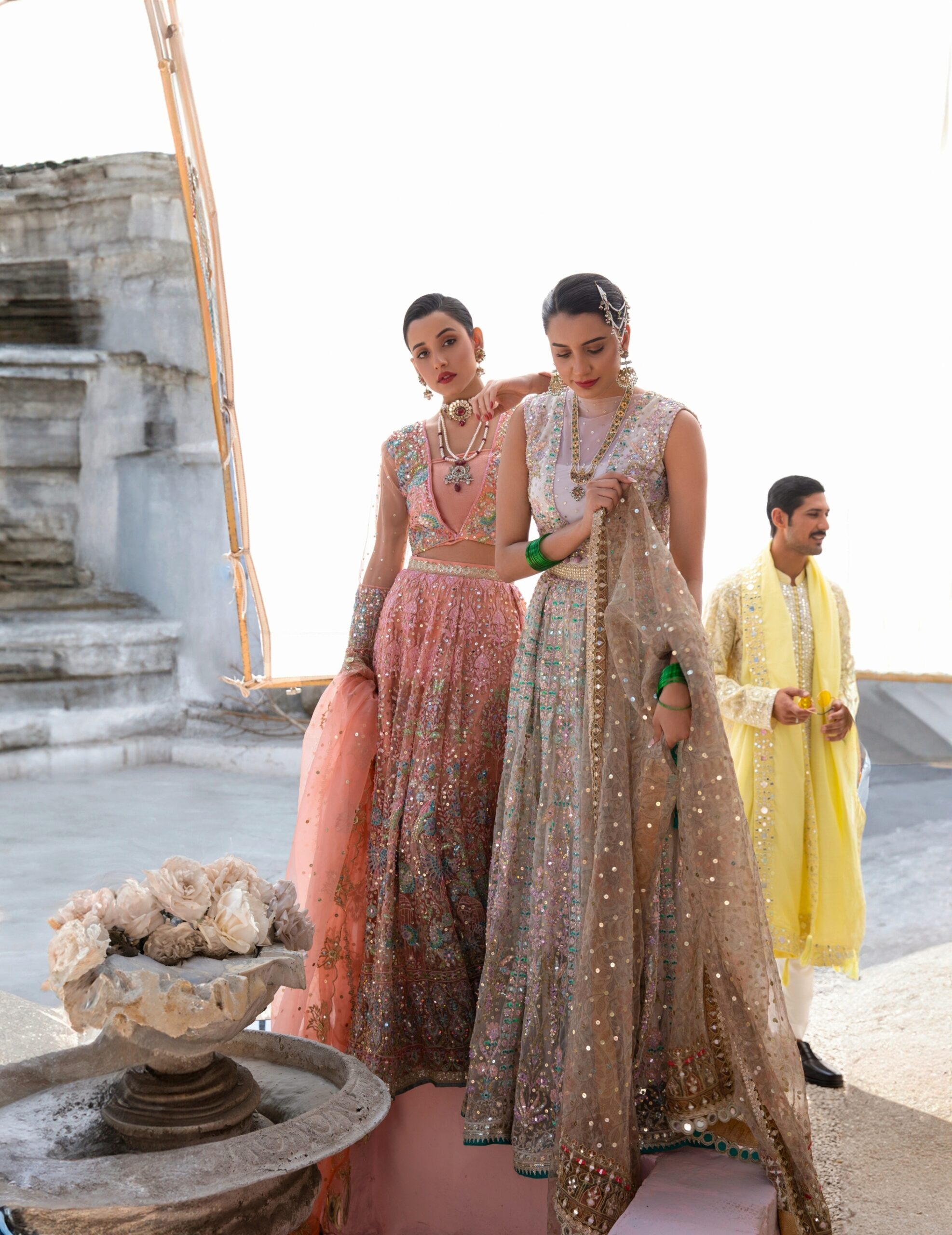 traditional pakistani wedding dresses for groom and bride