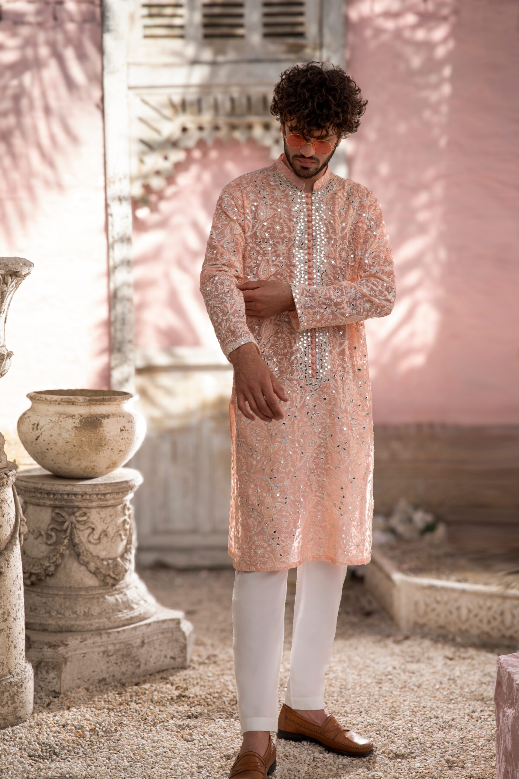 B612_20250512_204020_785 Traditional Pakistani Chikankari Menโs Kurta