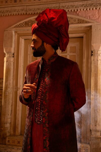 Royal Abstract Groom Sherwani