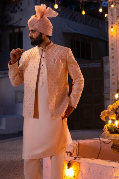Peach Bloom Prince Coat