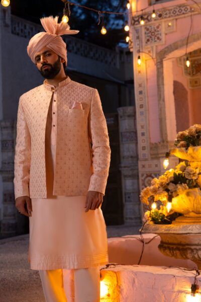 Peach Bloom Prince Coat