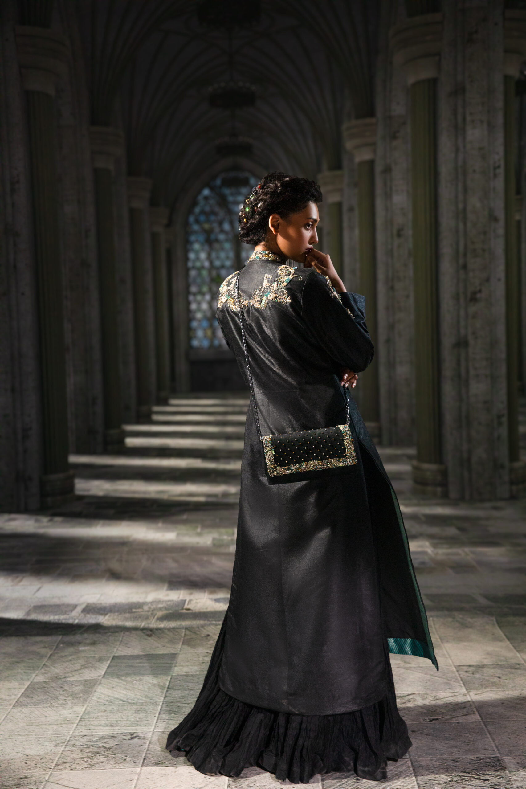 ÉTOILE collection by Nauman Arfeen is a story chosen to tell through fabric, craftsmanship, light and emotion. The Genesis is the first chapter of a five-part journey