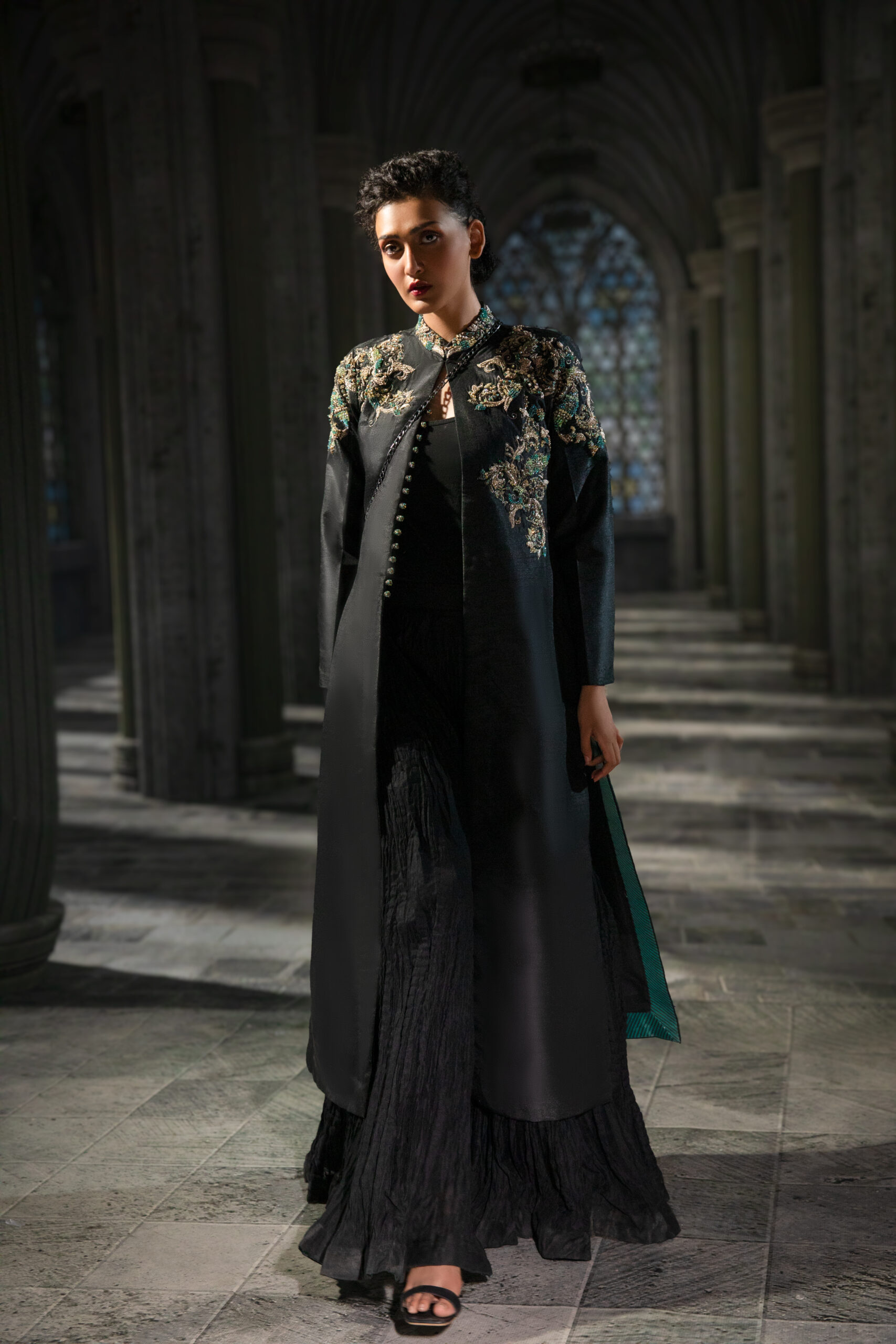 ÉTOILE collection by Nauman Arfeen is a story chosen to tell through fabric, craftsmanship, light and emotion. The Genesis is the first chapter of a five-part journey