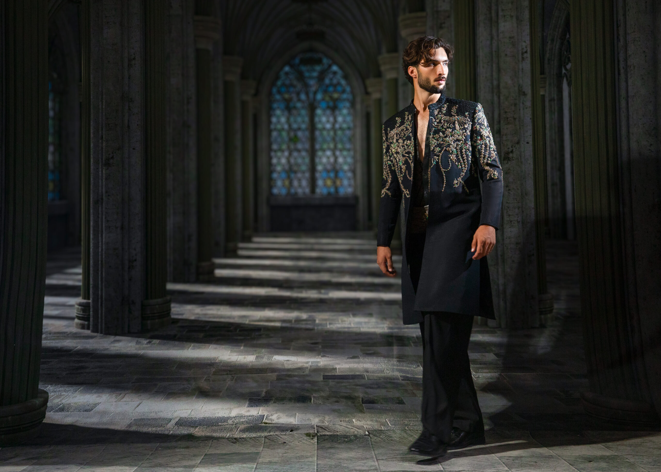ÉTOILE is more than a collection. It is a story I have chosen to tell through fabric, craftsmanship, light and emotion. The Genesis is the first chapter of a five-part journey
