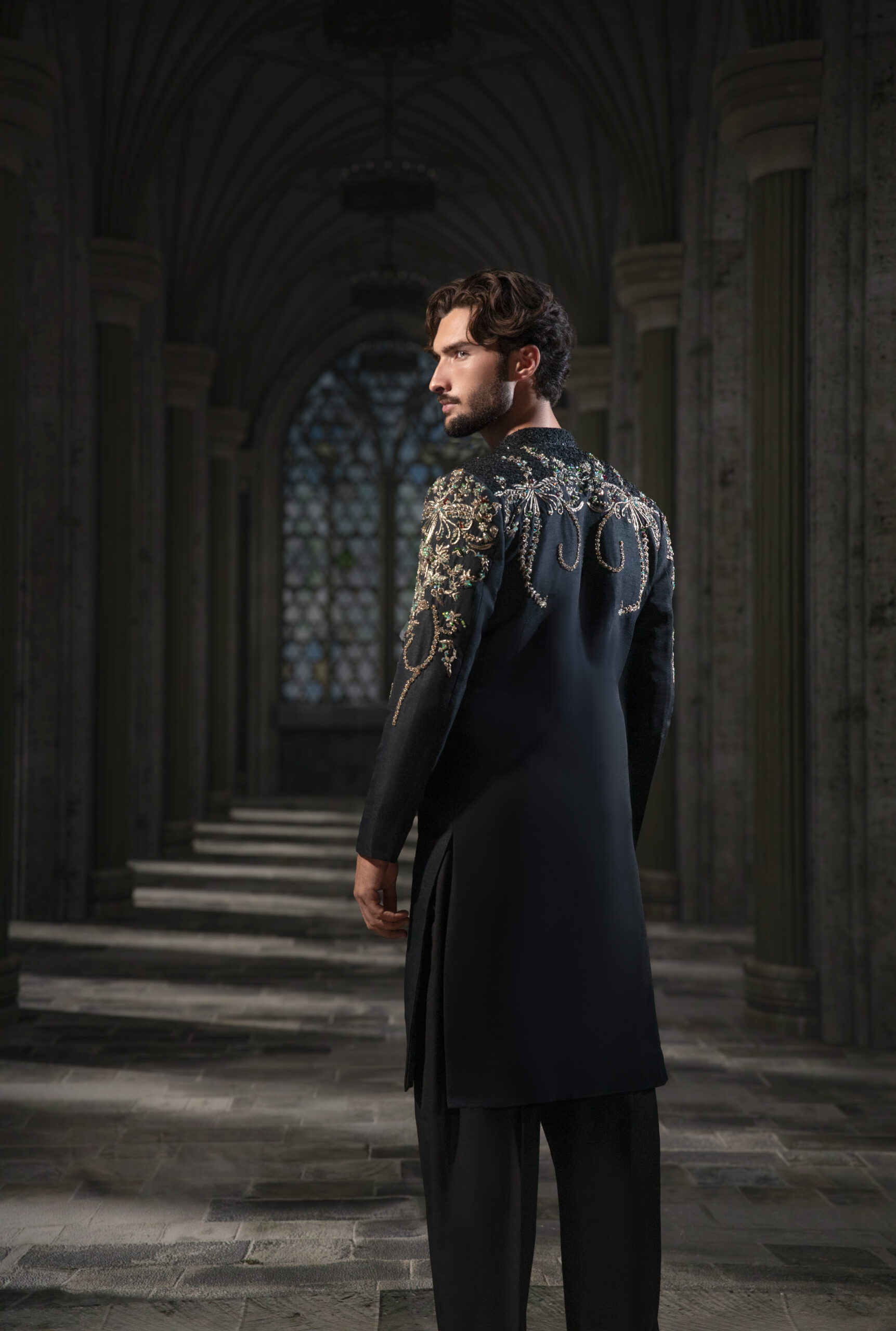 ÉTOILE is more than a collection. It is a story I have chosen to tell through fabric, craftsmanship, light and emotion. The Genesis is the first chapter of a five-part journey