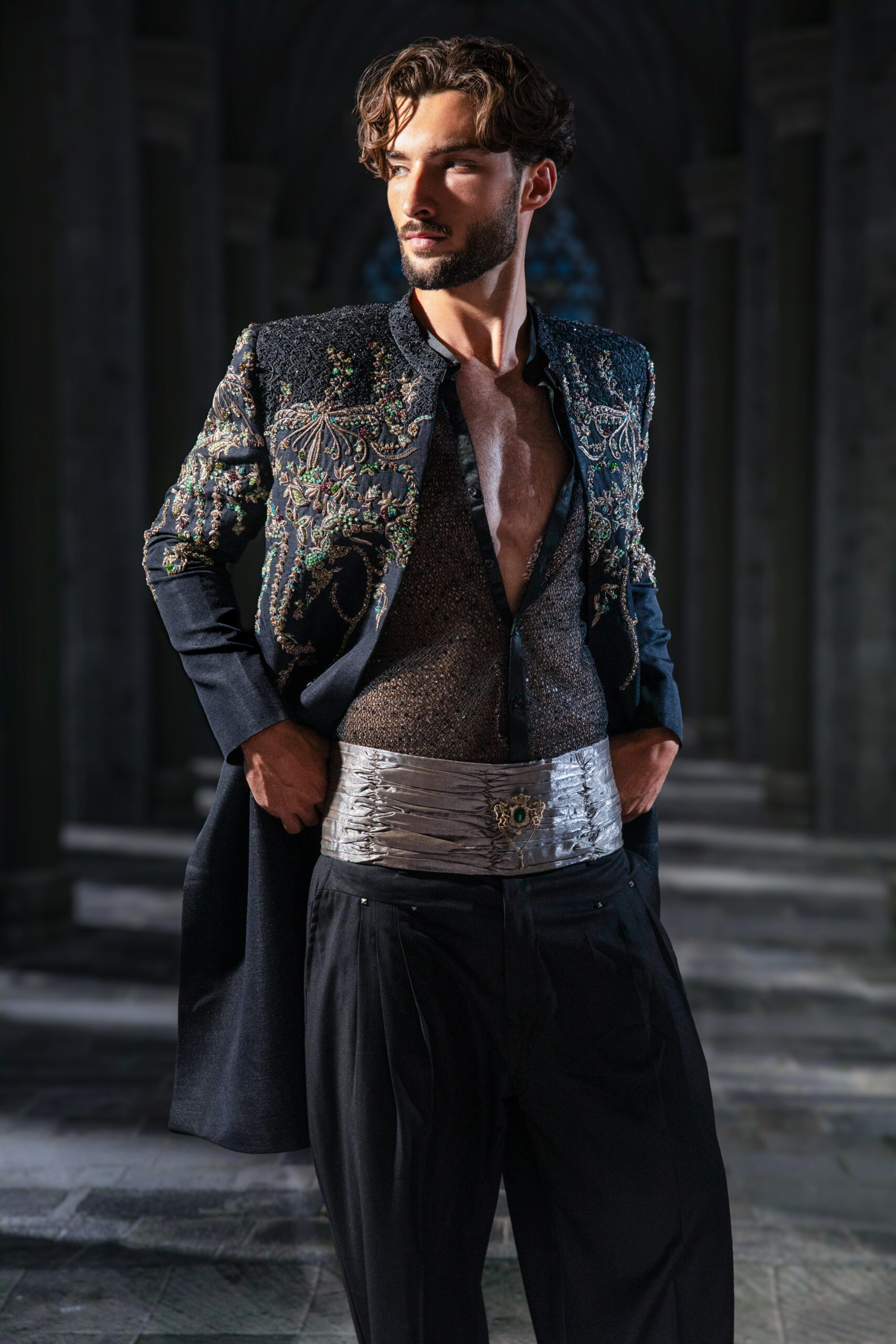 ÉTOILE collection by Nauman Arfeen is a story chosen to tell through fabric, craftsmanship, light and emotion. The Genesis is the first chapter of a five-part journey