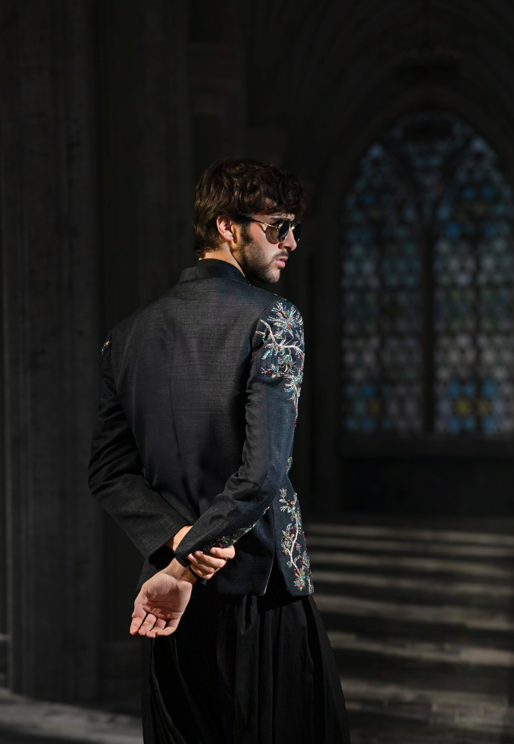 ÉTOILE collection by Nauman Arfeen is a story chosen to tell through fabric, craftsmanship, light and emotion. The Genesis is the first chapter of a five-part journey