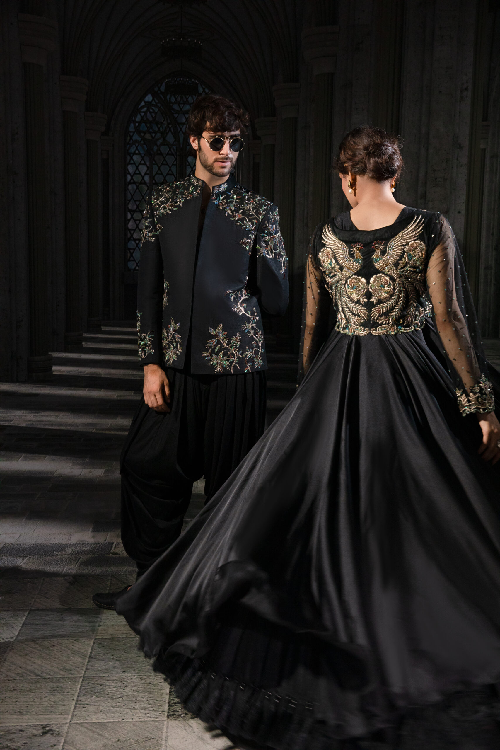 ÉTOILE collection by Nauman Arfeen is a story chosen to tell through fabric, craftsmanship, light and emotion. The Genesis is the first chapter of a five-part journey
