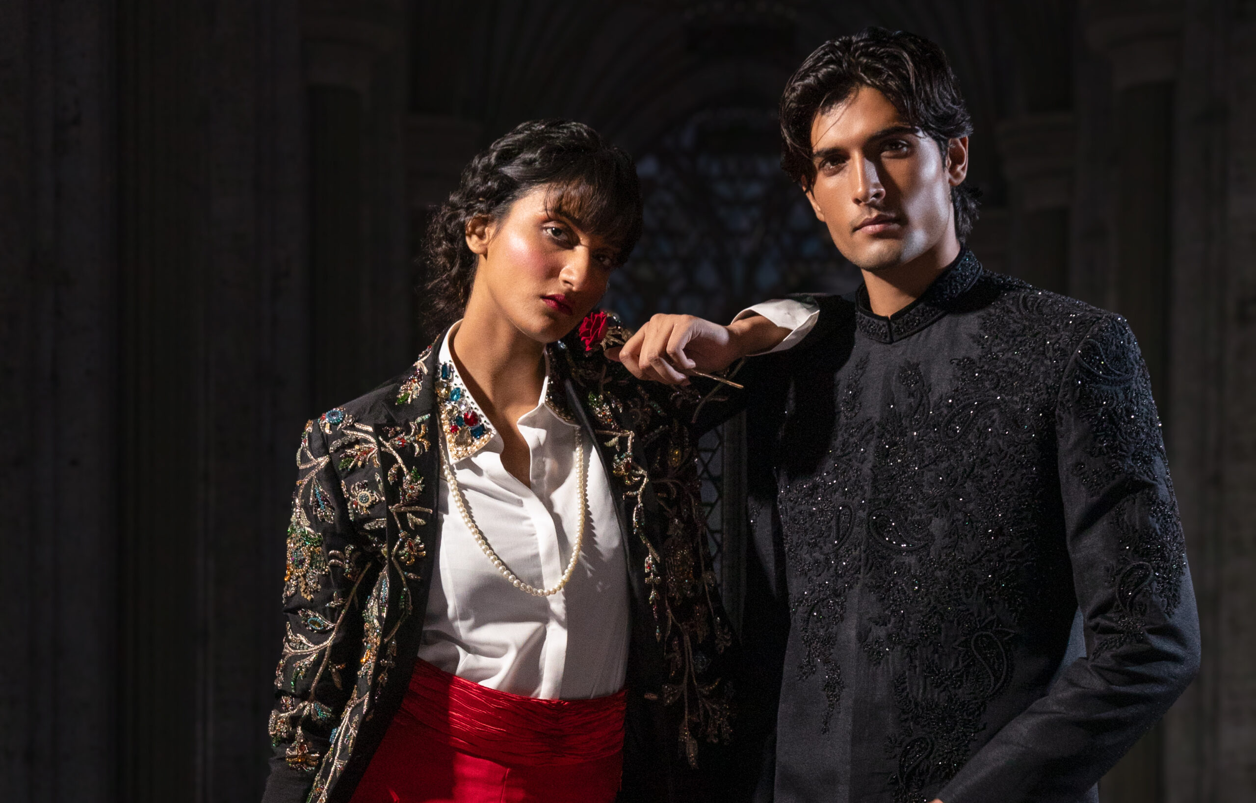 ÉTOILE collection by Nauman Arfeen is a story chosen to tell through fabric, craftsmanship, light and emotion. The Genesis is the first chapter of a five-part journey