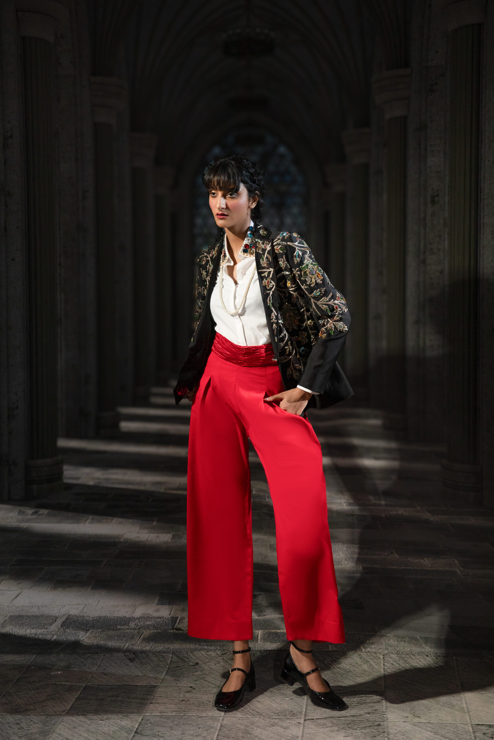 ÉTOILE collection by Nauman Arfeen is a story chosen to tell through fabric, craftsmanship, light and emotion. The Genesis is the first chapter of a five-part journey