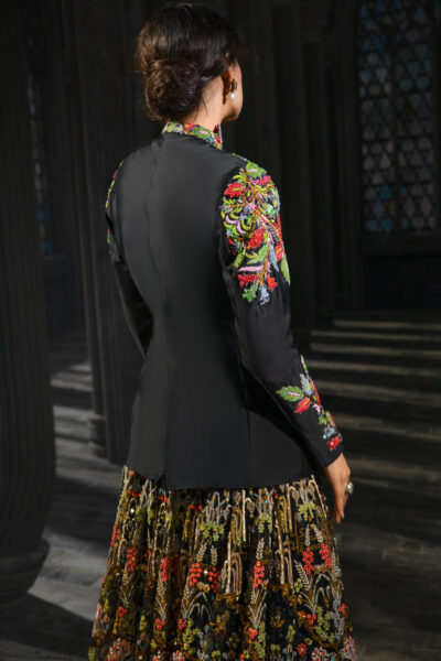 Tapestry Fusion Ball Gown - ÉTOILE collection by Nauman Arfeen is a story chosen to tell through fabric, craftsmanship, light and emotion. The Genesis is the first chapter of a five-part journey