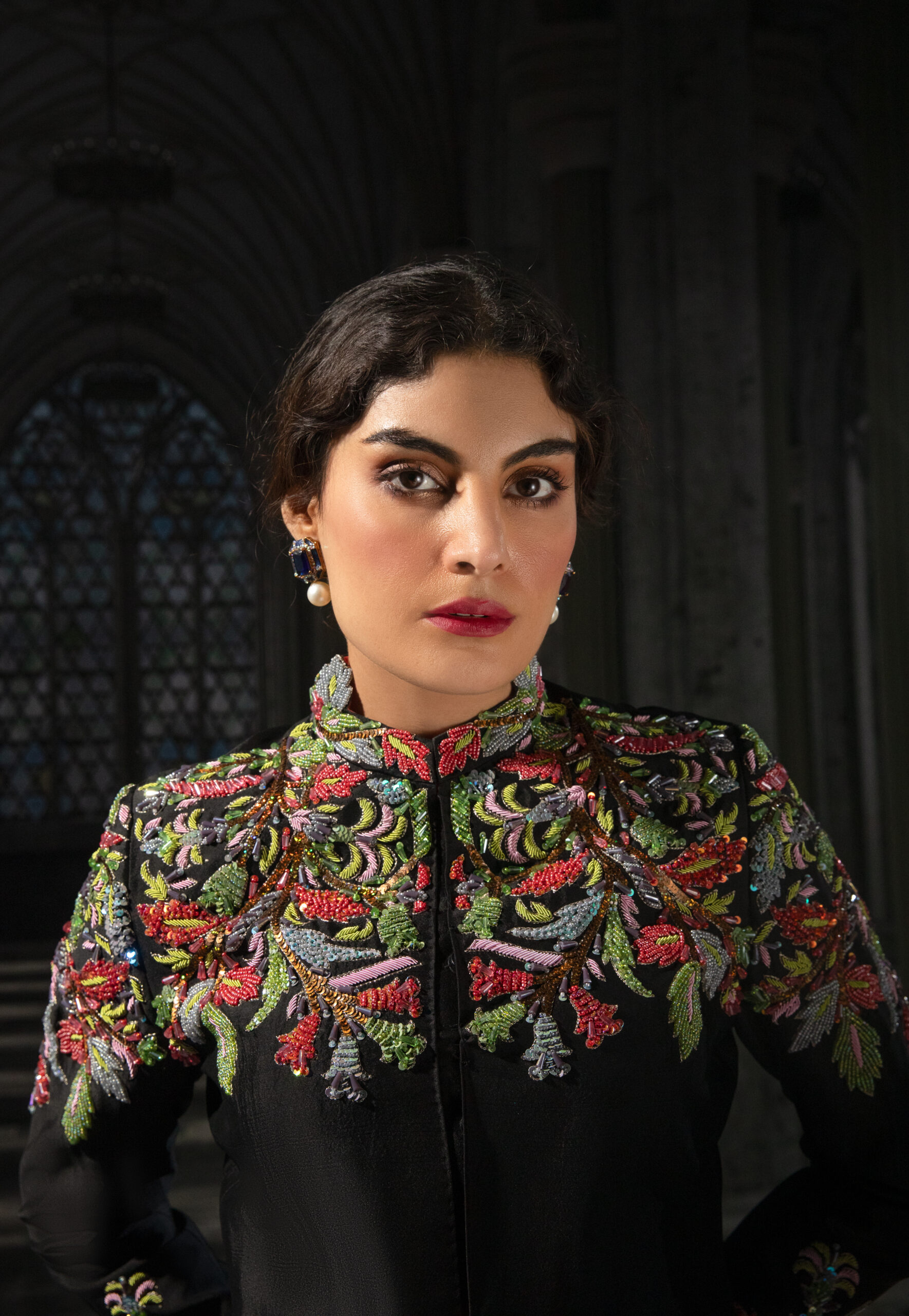 ÉTOILE collection by Nauman Arfeen is a story chosen to tell through fabric, craftsmanship, light and emotion. The Genesis is the first chapter of a five-part journey
