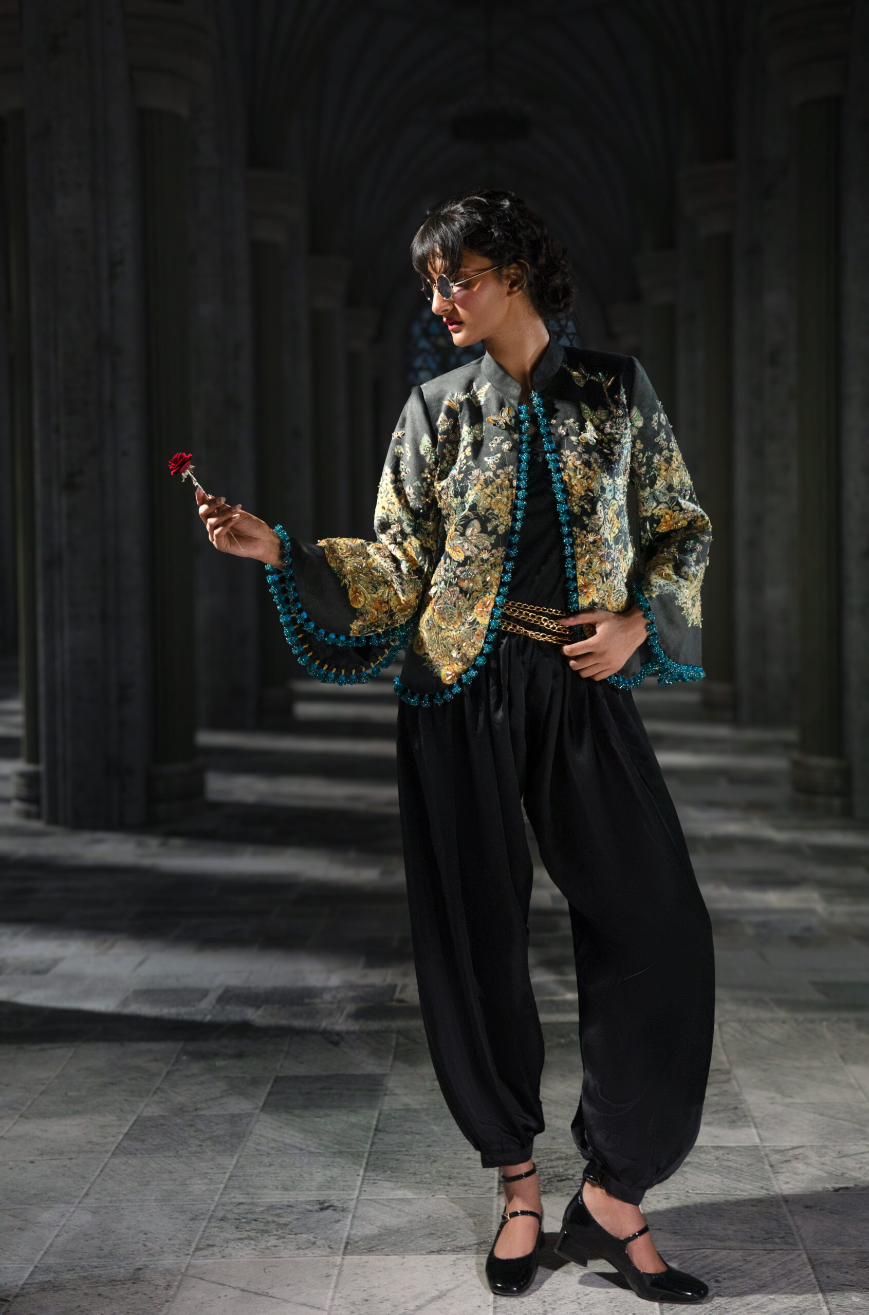 ÉTOILE collection by Nauman Arfeen is a story chosen to tell through fabric, craftsmanship, light and emotion. The Genesis is the first chapter of a five-part journey