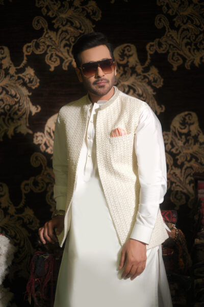 classic mens waistcoat of naushemian by nauman arfeen