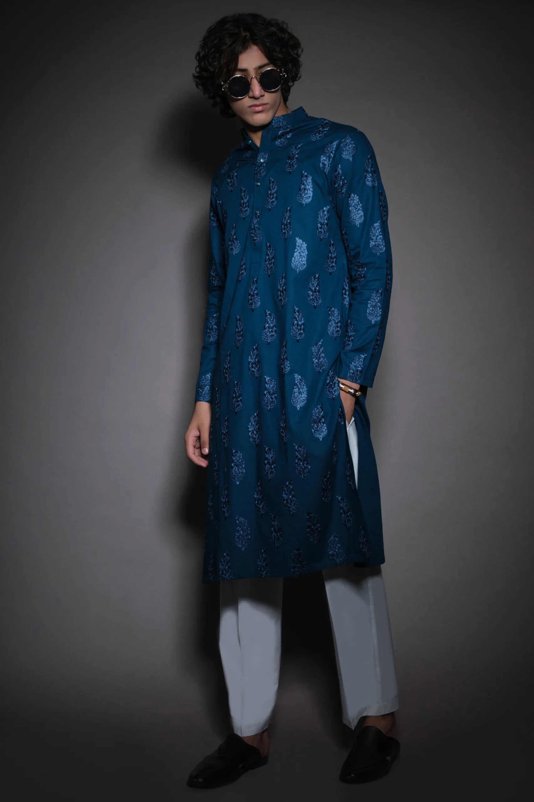 DSCF2731 A.01 Kurta for men - Buy Blue Kurta - Buy Mens wear kurta