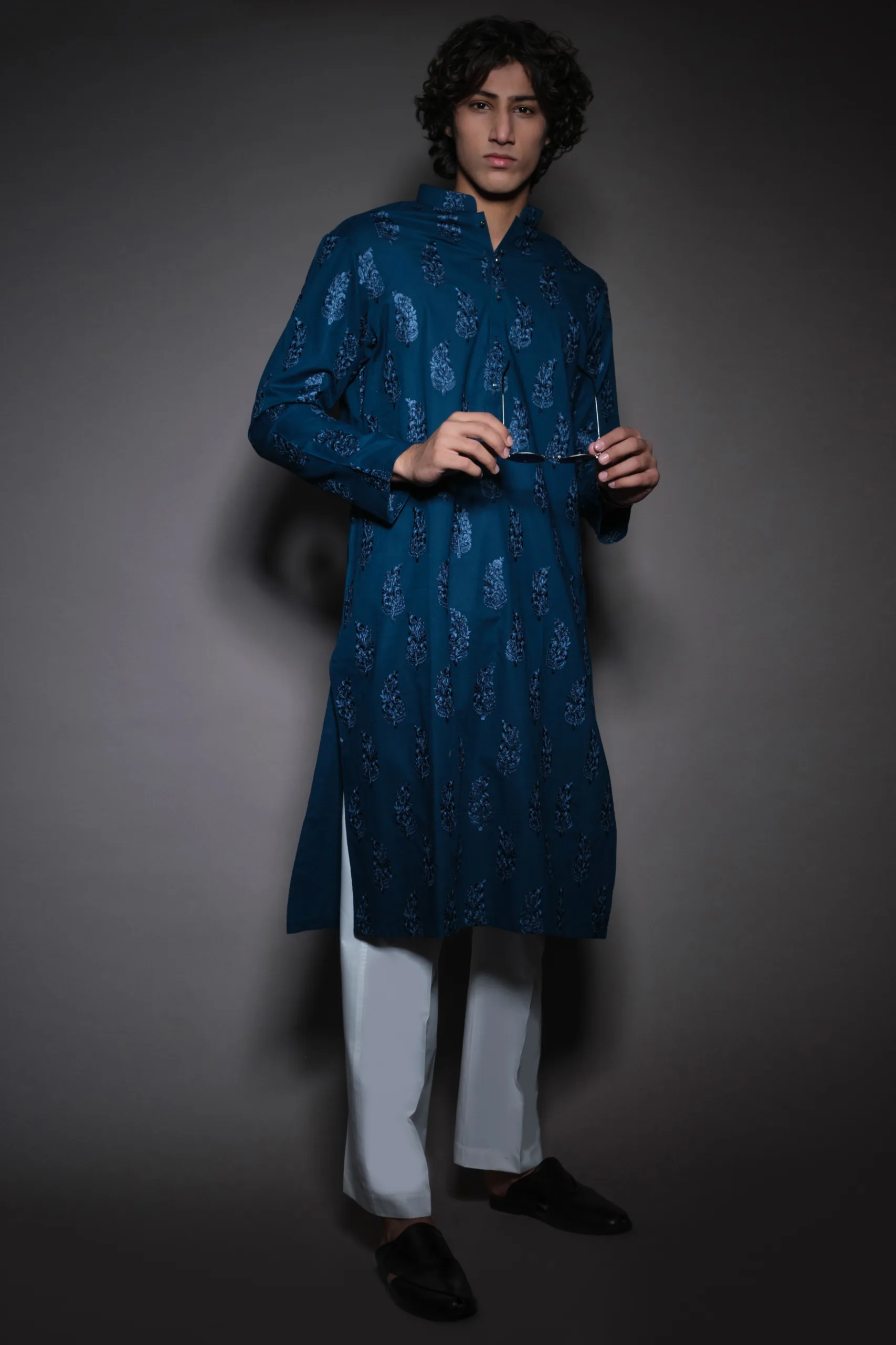 Kurta for men - Buy Blue Kurta - Buy Mens wear kurta