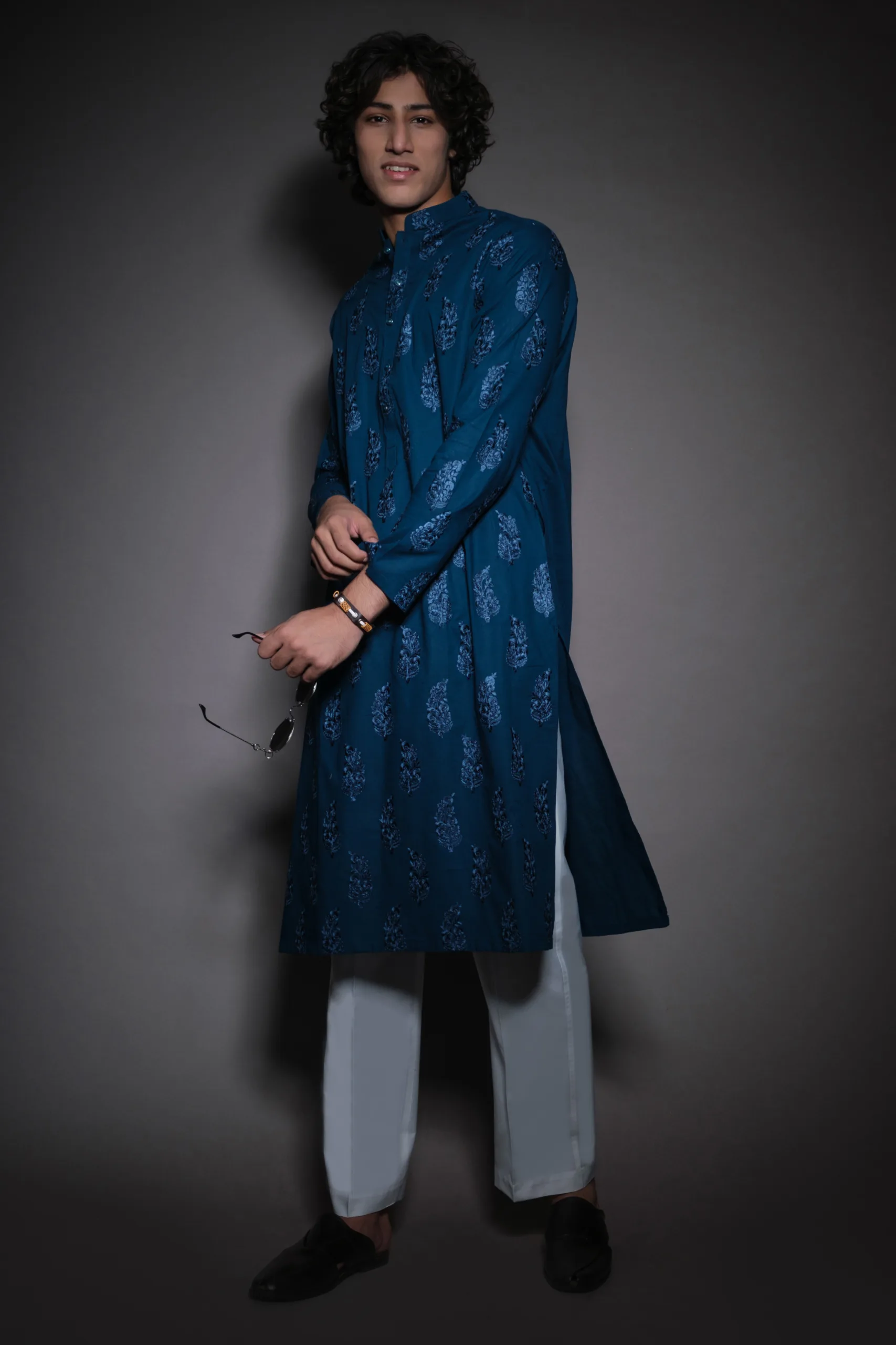 DSCF2738 A.01 Kurta for men - Buy Blue Kurta - Buy Mens wear kurta