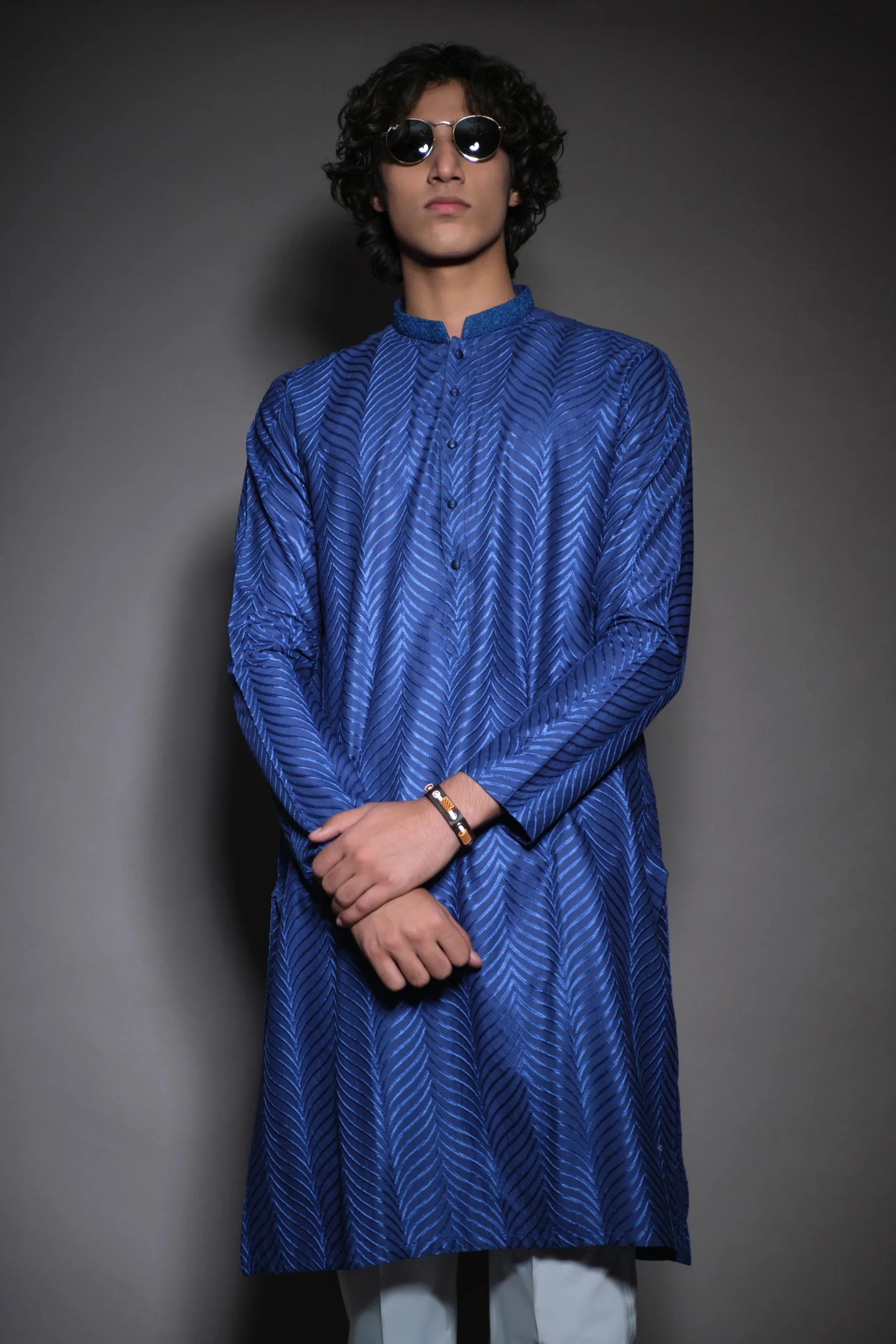 Kurta for men - Buy Blue Kurta - Buy Mens wear kurta