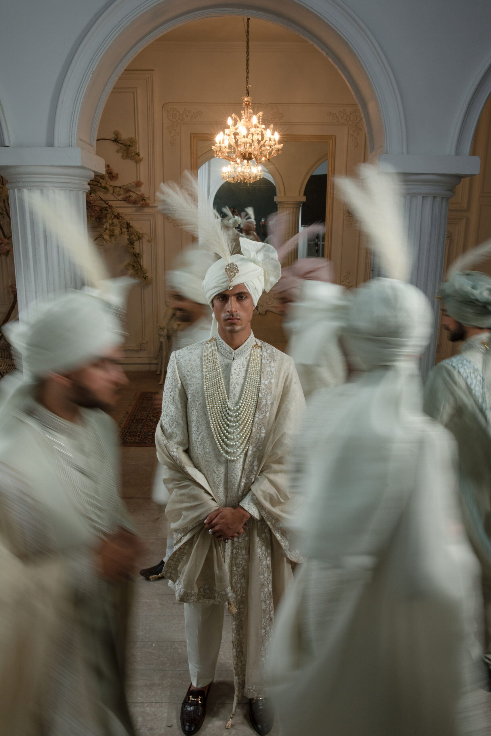 _F1A2312 Royal Sherwani for Groom 2025 by Nauman Arfeen โ Luxury Pakistani Wedding Sherwani in traditional heritage design with embroidery and prince coat style