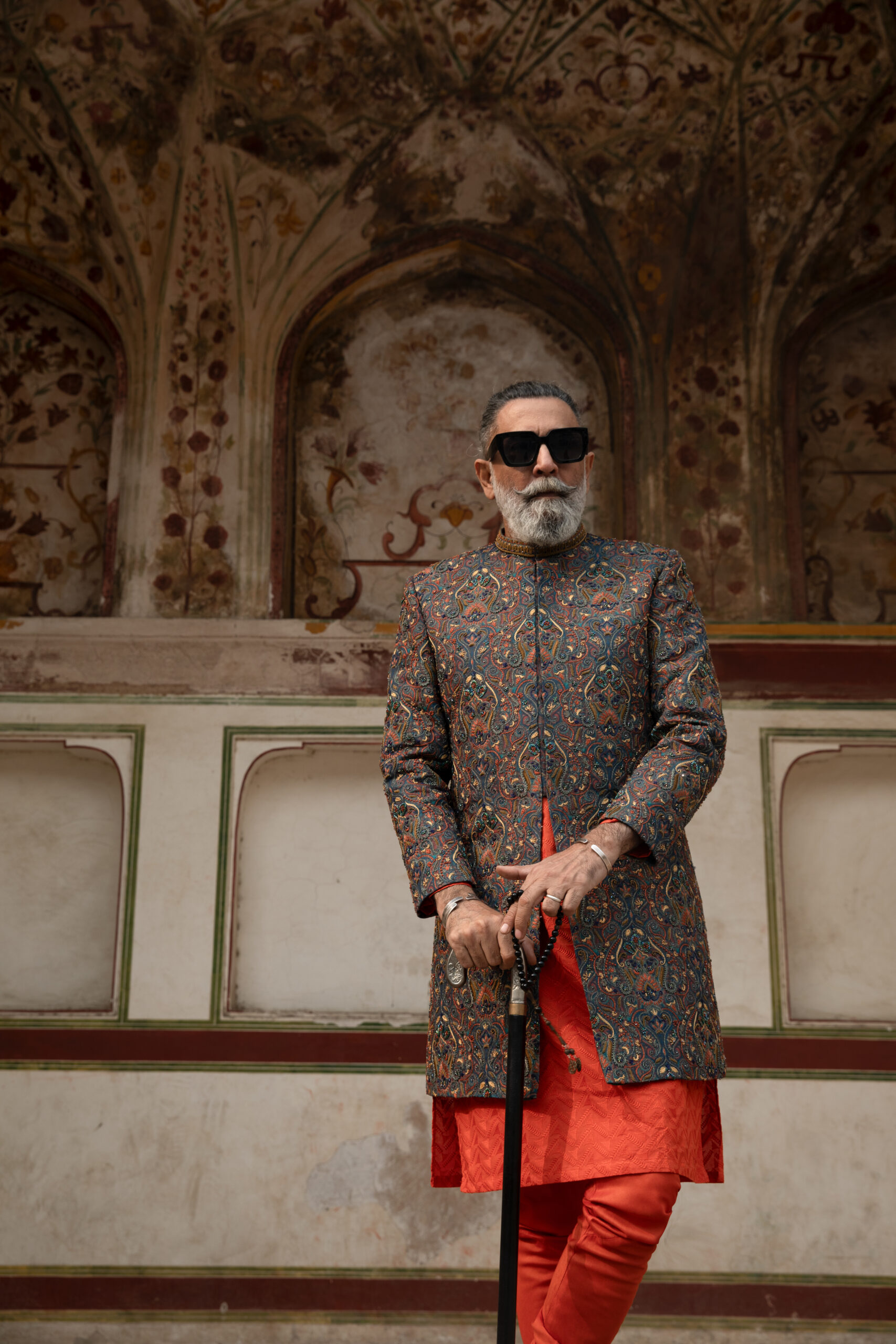 _F1A2525 Shahzad Nawaz in Nauman Arfeen Shah Fasana Royal Heritage Sherwani Lahore Shoot - Shahfasana