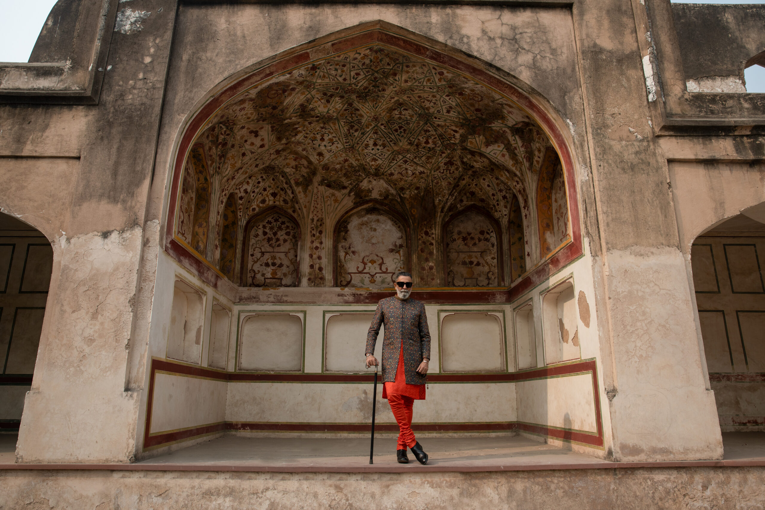 Shahzad Nawaz in Nauman Arfeen Shah Fasana Royal Heritage Sherwani Lahore Shoot - Shahfasana