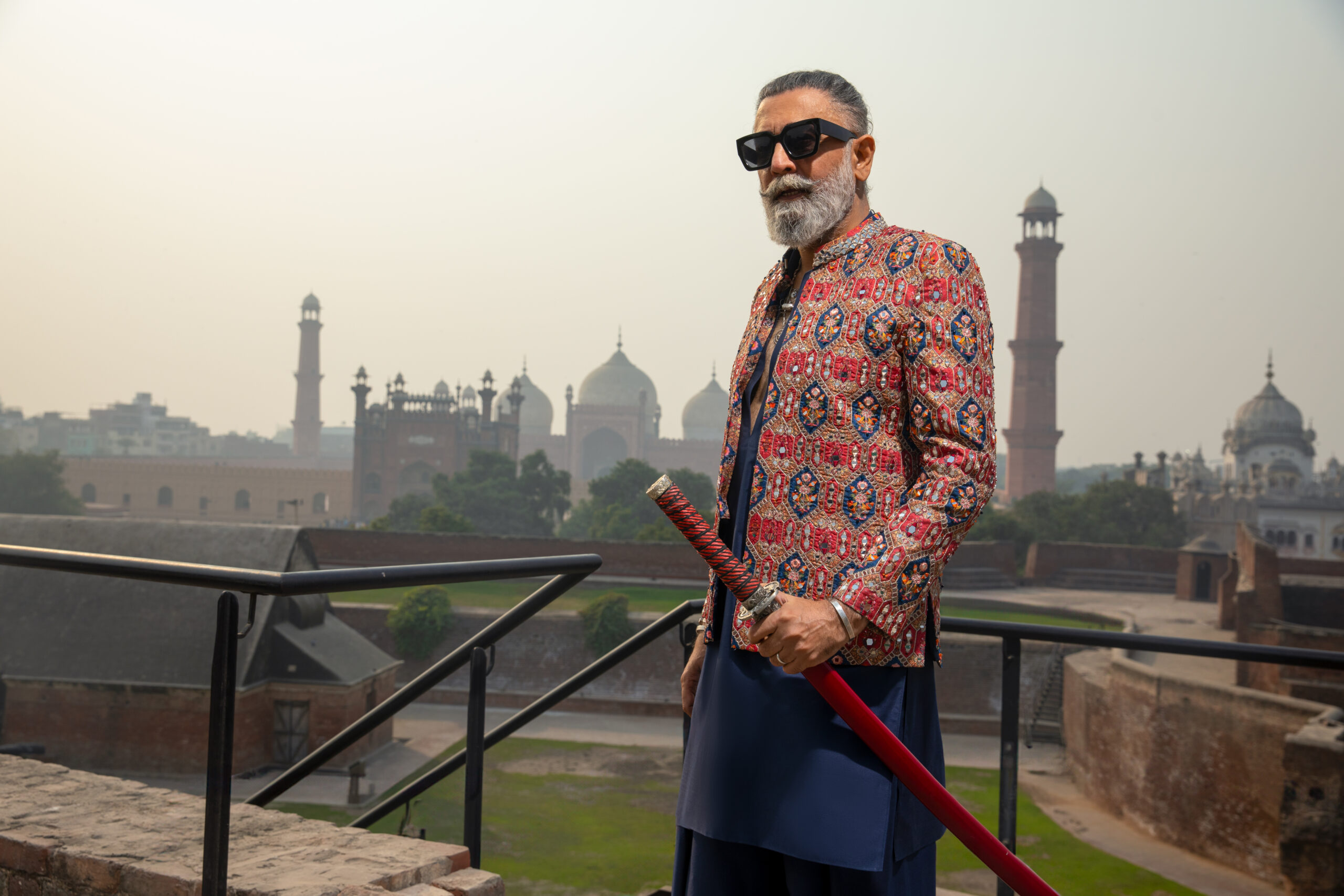 Shahzad Nawaz in Nauman Arfeen Shah Fasana Royal Heritage Sherwani Lahore Shoot