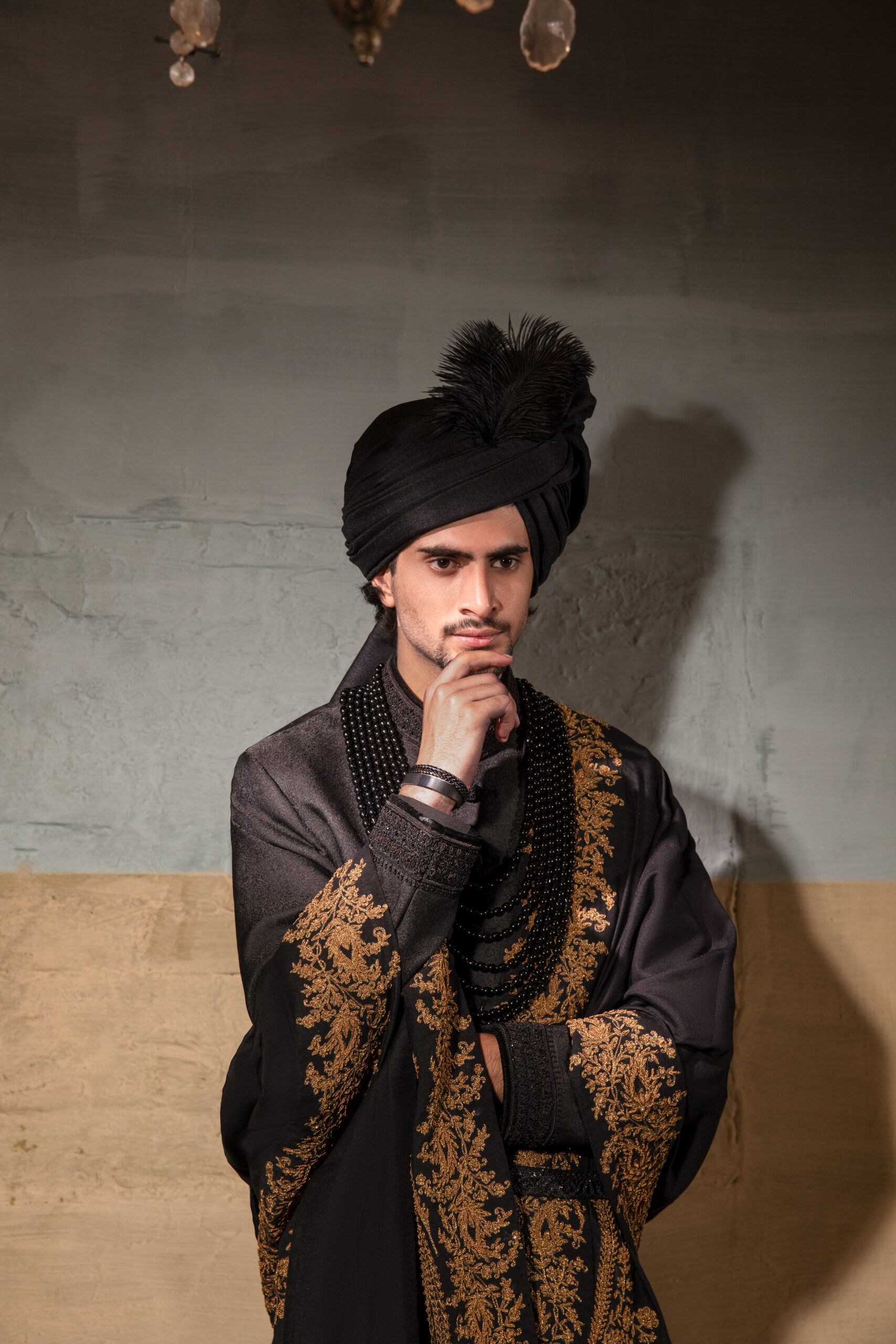 _F1A7257 black sherwani for groom