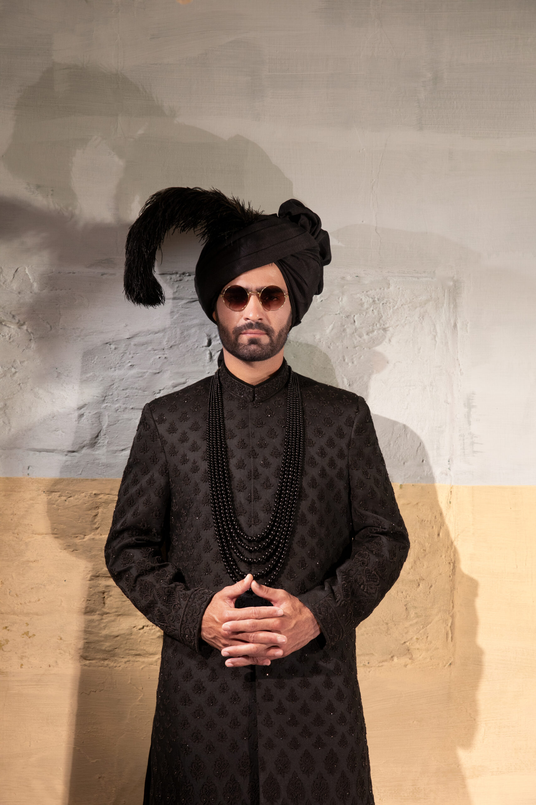 _F1A7379 Ebon Crest Sherwani – Traditional Pakistani Wedding Sherwani for Groom