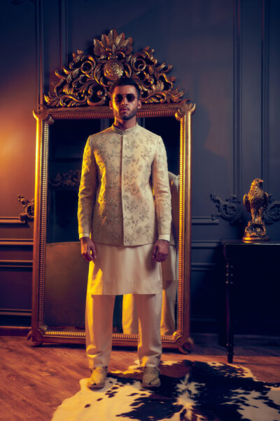 Prince Coat for Men - stunning Off White Prince Coat for Men