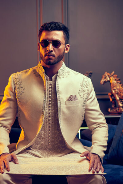 Prince Coat for Men - Waistcoat for Men - Mens Wear Sherwani for Groom