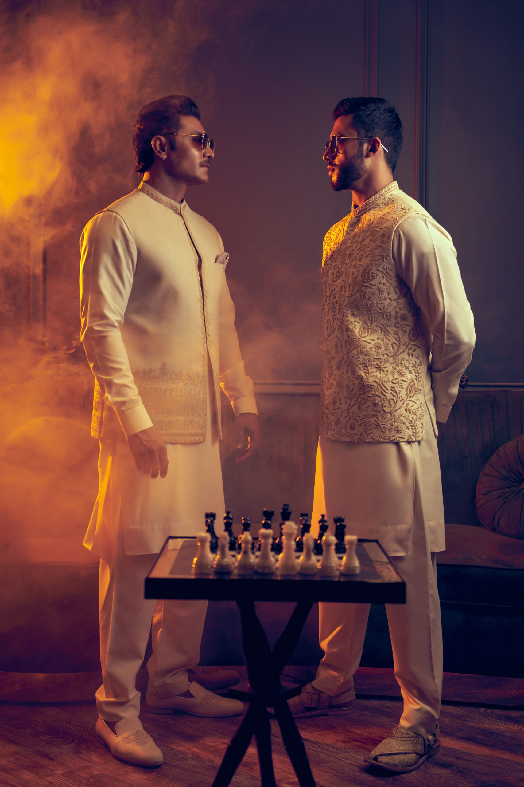 Hazarduari palace Waistcoat for men - mens wedding dresses