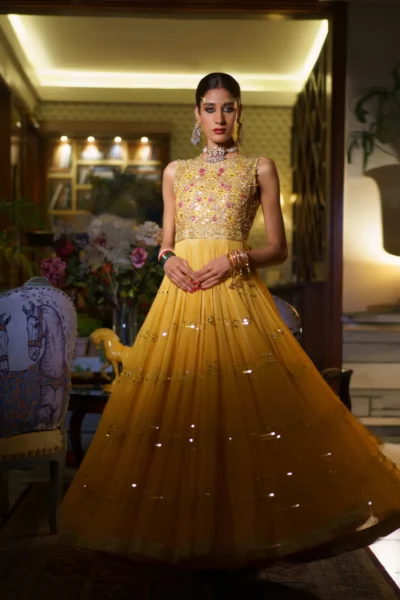 GOLDEN HOUR GLAM SUNKISSED YELLOW GOWN