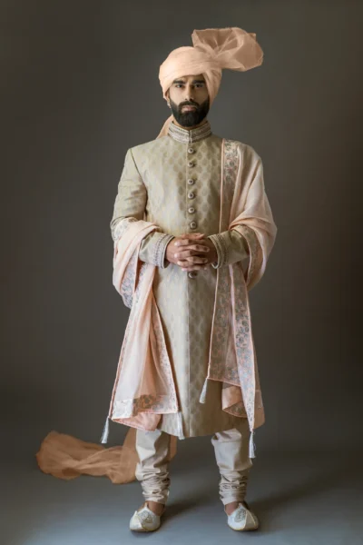white Sherwani - Sherwani for Groom - Sherwani for Men