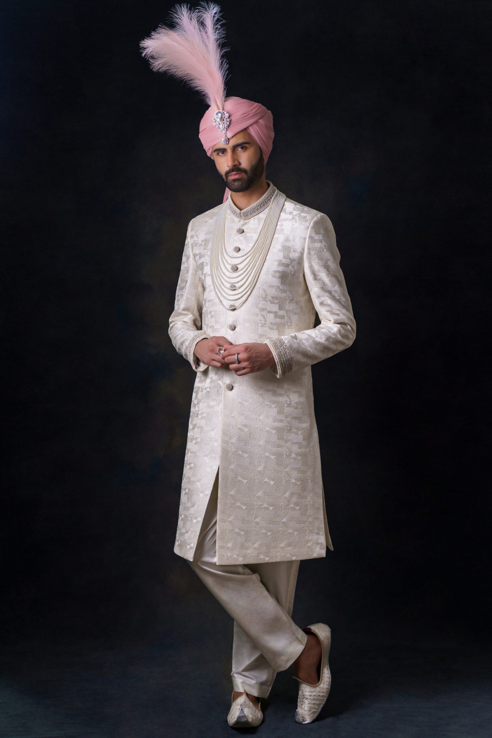 white sherwani - sherwani men - sherwani for groom - best sherwani