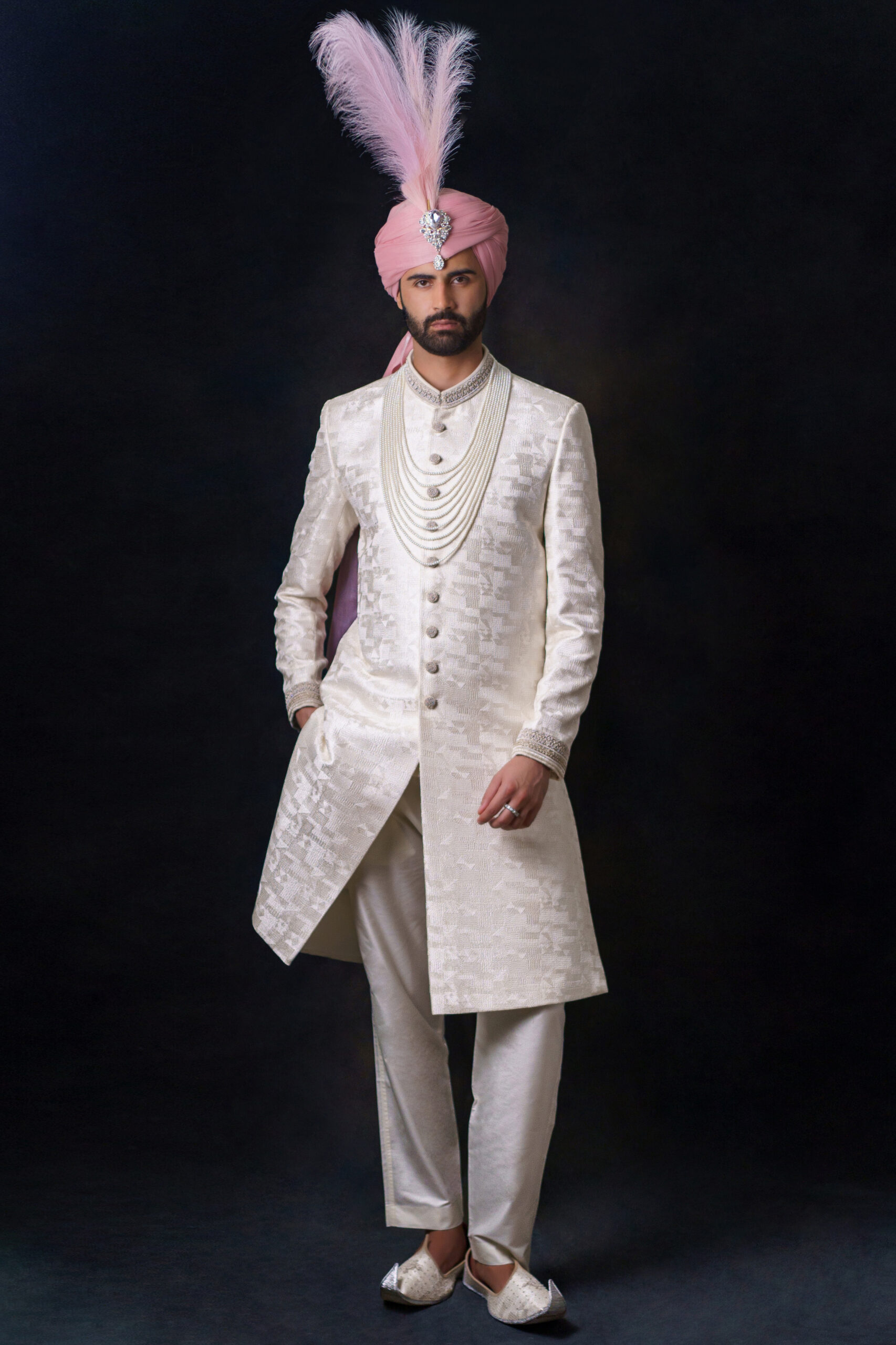 white sherwani - sherwani men - sherwani for groom - best sherwani