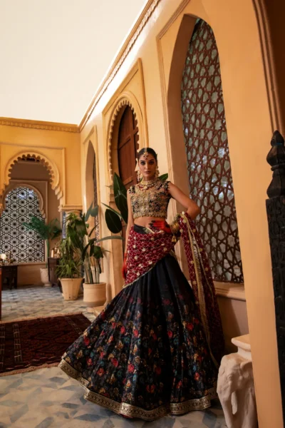 Meeshki Black Dresses Collection of Naushemian by Nauman Arfeen