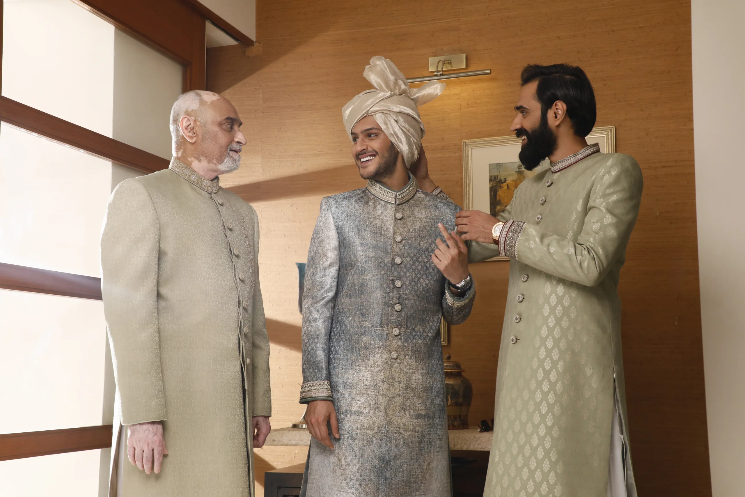 _J9A1391 copy green sherwani - Sherwani for Groom - Sherwani for Men