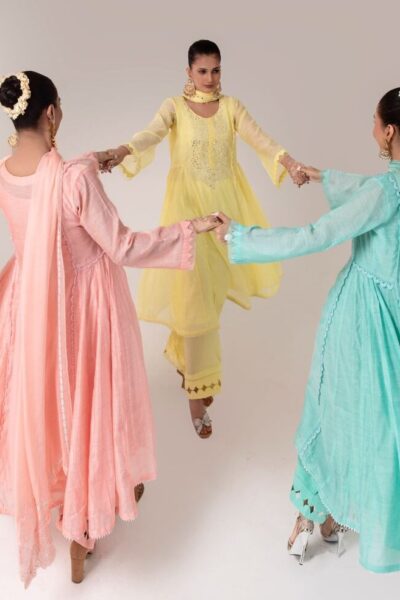 Luminous Luxe 3-Piece Pret Suit | Women's Pakistani Clothing by Nauman Arfeen
